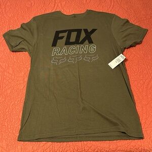 Fox Racing Men's Green Tee